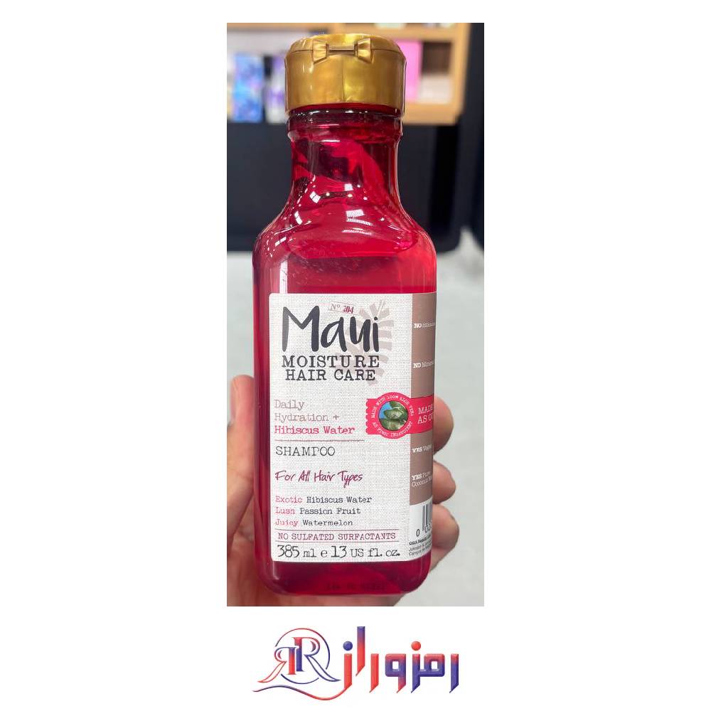 شامپو مو ماوی مدل HIBISCUS WATER حجم 385 میل